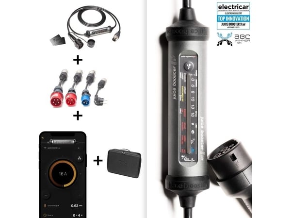 Juice Technology Juice Booster3 air Country EU Traveler Set, Wallbox (anthracite/black, 1.4 - 11 kW, 3.1 meter cable) Juice Technology Juice Booster3 air Country EU Traveler Set, Wallbox (anthracite/black, 1.4 - 11 kW, 3.1 meter cable)