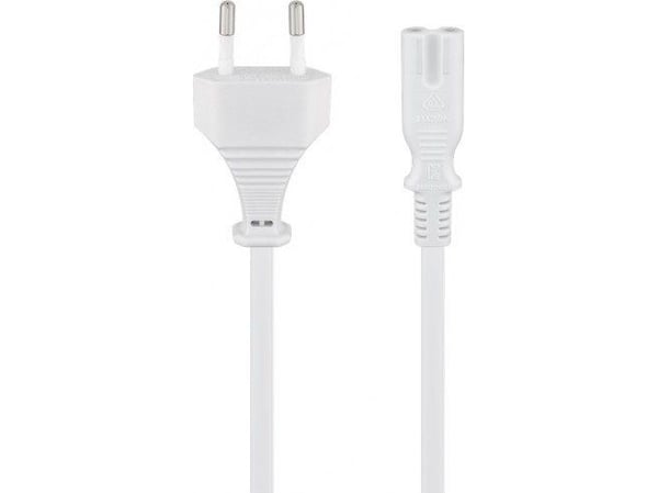 Goobay 51326, 1,5 m, Strömkontakt typ C, C7 coupler, H03VVH2-F2, 250 V