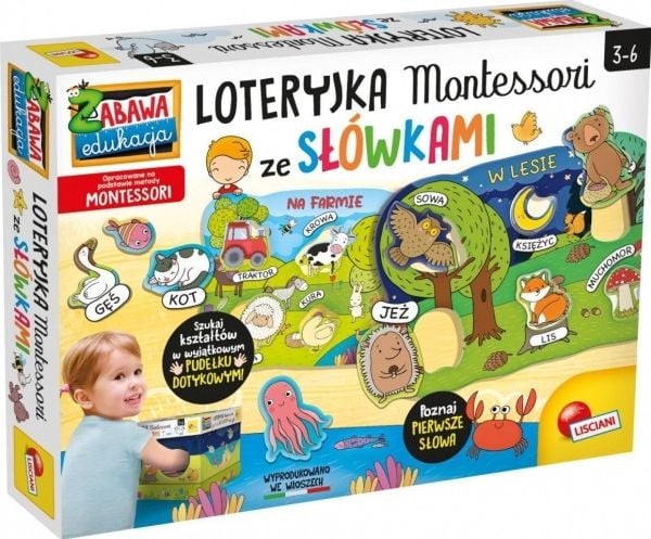 Lisciani Montessori lotteri med sløyfer
