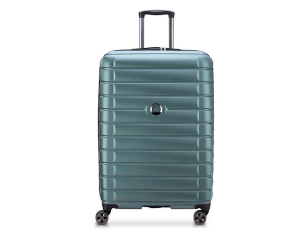 DELSEY Matkalaukku SHADOW 5.0 75CM 4 DOUBLE WHEELS Laajennettava matkakärry vihreä