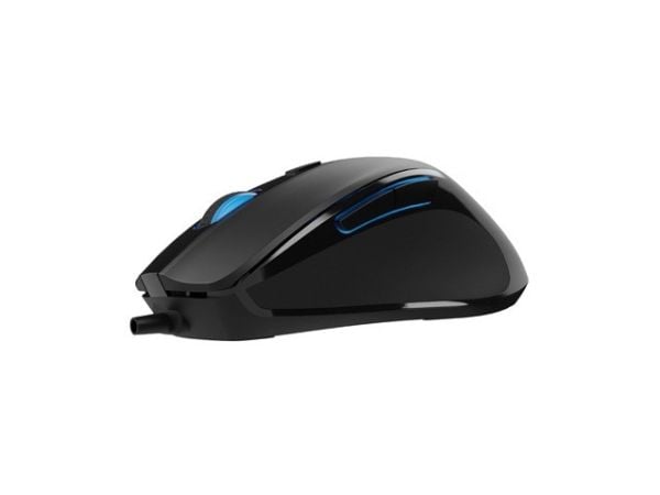 NATEC NMY-2047, høyrehånd, optisk, USB Type-A, 4000 dpi, svart