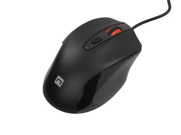 NATEC NMY-2047, høyrehånd, optisk, USB Type-A, 4000 dpi, svart