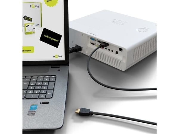 Wentronic 58443, 5 m, HDMI Type A (Standard), HDMI Type A (Standard), 3D, 10,2 Gbit/sek., Svart