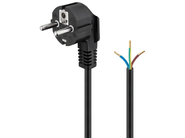 Wentronic 59572, 1,8 m, CEE7/7, H05VV-F3G, 250 V