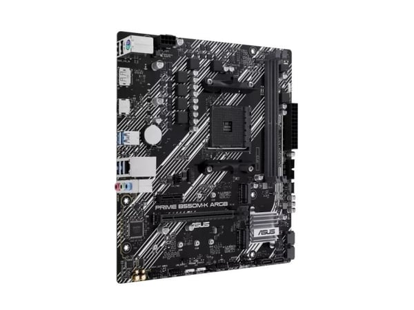ASUS PRIME B550M-K ARGB - Hovedkort - micro ATX - Socket AM4 - AMD B550 Chipset - USB 3.2 Gen 1 - Gigabit LAN - innbygd grafikk (CPU kreves) - HD-l...
