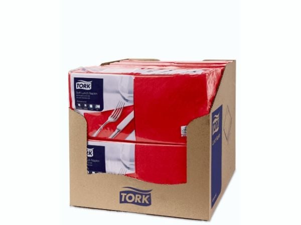 Tork 477861, Rød, Monokromatisk, 325 mm, 328 mm, 16,3 cm, 16,4 cm