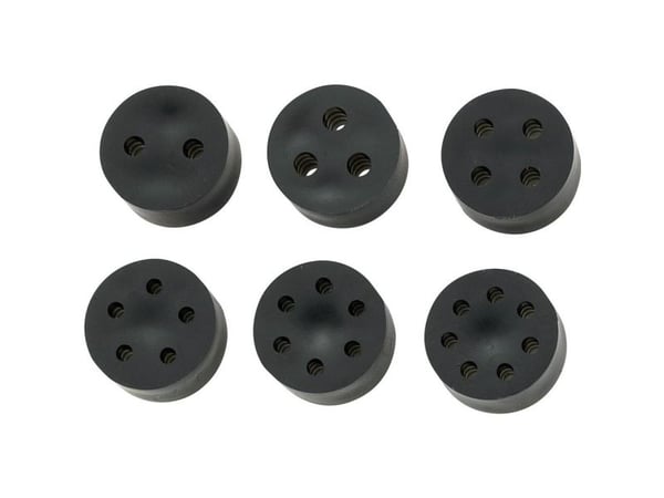 TRU COMPONENTS TC-10820800 TC-MH30-3D203 Monitiiviste M32 3 x 7,7 - 10 mm Kumi Musta 25 kpl