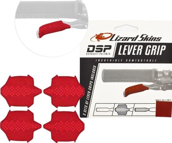Lizard Skins LIZARDSKINS DSP Vipukahva - Crimson Red 0.5 mm (2 y po 2 szt.) (UUTUUS 2023)