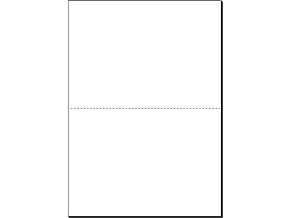 Sigel LP202 - Perforert - hvit - A5 (148 x 210 mm) - 80 g/m² - 200 etikett(er) (100 ark x 2) vanlig papir