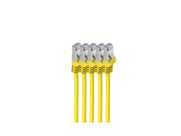 shiverpeaks BS75513-Y-SET5. Kabellengde: 3 m, kabelstandard: Cat.7 råkabel, kabelskjerming: S/FTP (S-STP), tilkobling 1: RJ-45, tilkobling 2: RJ-45...
