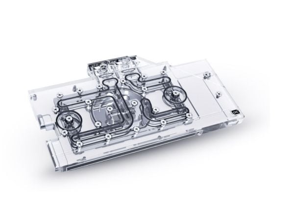 Alphacool Alpha-Oil Alpha-Oil Eisblock Aurora GPX-N RTX 3070 ROG trix Bakplate - Akryl + Nikkel