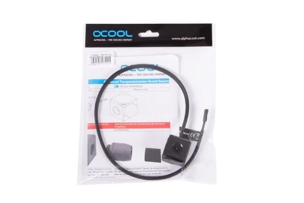 Alphacool Lämpötila-anturi neliöasetaali