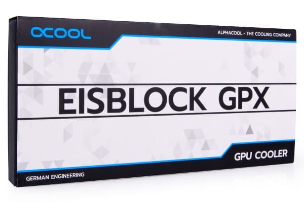 Alphacool Aurora GPX-N, Vannblokk + kjøleribbe, Akryl, Kobber (Cu), Nickel, 3-pin JST, 1/4", 60 °C, 0,8 stang