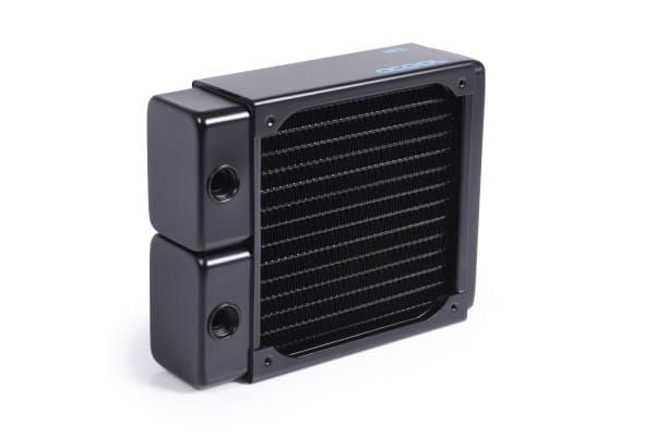 Alphacool 14472, Radiator, Messing, Kopper, Rustfritt stål, Sort, 1/4", 0,8 stang, 2 vifter