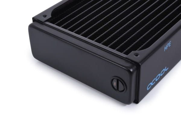 Alphacool 14472, Radiator, Messing, Kopper, Rustfritt stål, Sort, 1/4", 0,8 stang, 2 vifter