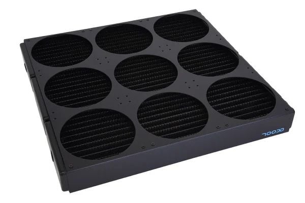 Alphacool 26155, Viftegrill, Stål, Sort, Alphacool Nova 1080, 461 mm, 461 mm