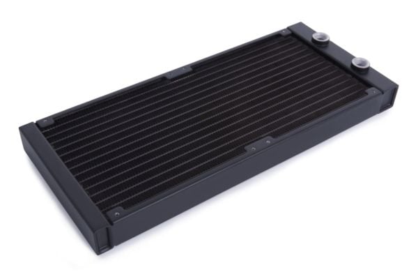 Alphacool 14429, Radiator, Aluminium, Sort, 1/4", 90 °C, 2 stang