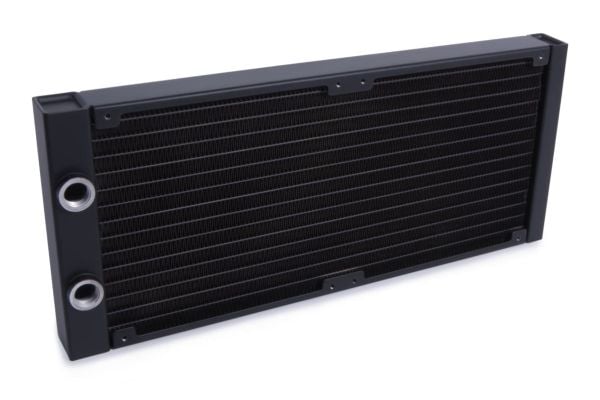 Alphacool 14429, Radiator, Aluminium, Sort, 1/4", 90 °C, 2 stang