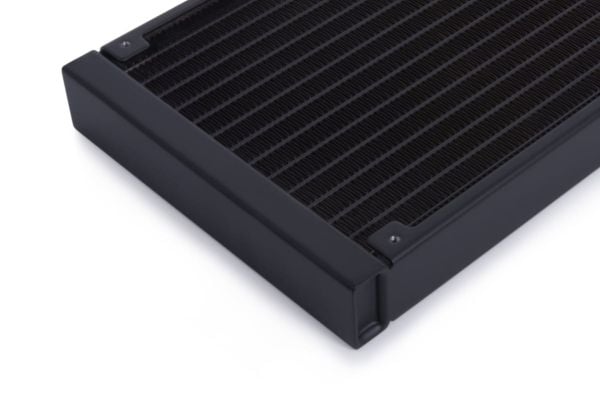 Alphacool 14429, Radiator, Aluminium, Sort, 1/4", 90 °C, 2 stang