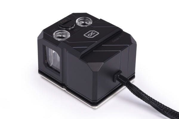 Alphacool Eisbaer Pro Aurora, Kjølevæske, Akryl, Kobber (Cu), Nickel, 1/4", 60 °C, 0,8 stang, 1,2 l/min