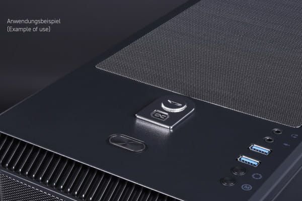 Alphacool Apex Fillport - chrome, Tilbehør til dekorasjon, Messing, Kromfarget, 1/4", 30 mm, 42 mm