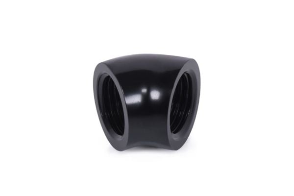 Alphacool 45 grader G1/4 tommer IG til G1/4 tommer IG, svart