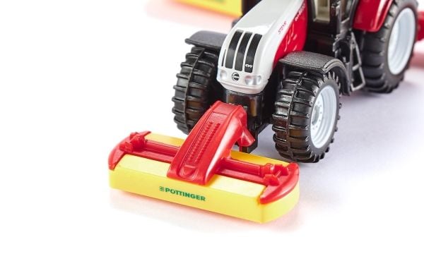 Siku Steyr with Pöttinger mower