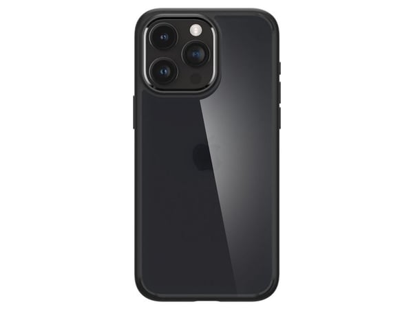 Spigen ACS06568, Suojus, Apple, iPhone 15 Pro Max, 17 cm (6.7"), Musta, Läpinäkyvä