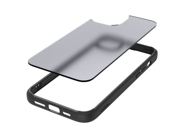 Spigen ACS06656, Mobilskal, Apple, iPhone 15 Plus, 17 cm (6.7"), Svart, Transparent