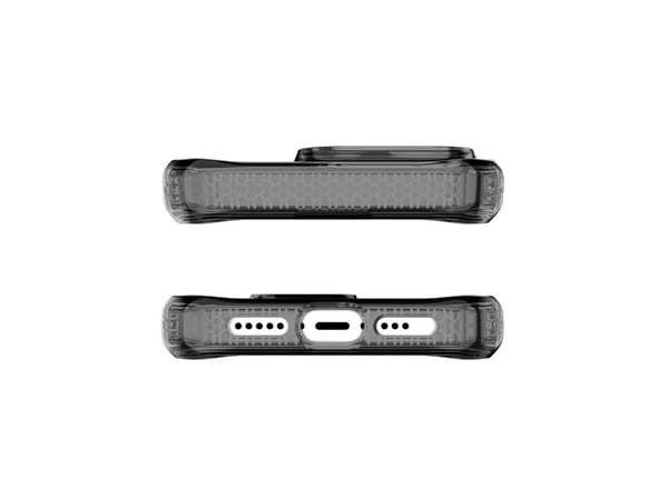 ITSKINS SPECTRUM R Clear - Baksidedeksel for mobiltelefon - røyk - for Apple iPhone 15 Pro