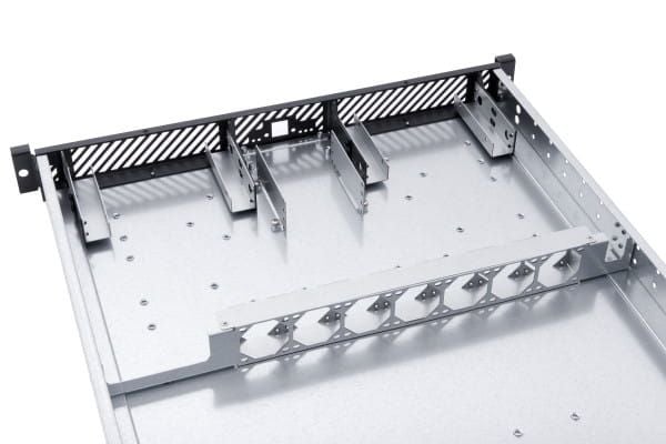Alphacool 25051, Rektangulær, Rustfritt stål, Sort, Grå, CE, FC, RoHS, 1 stykker, 478,5 mm