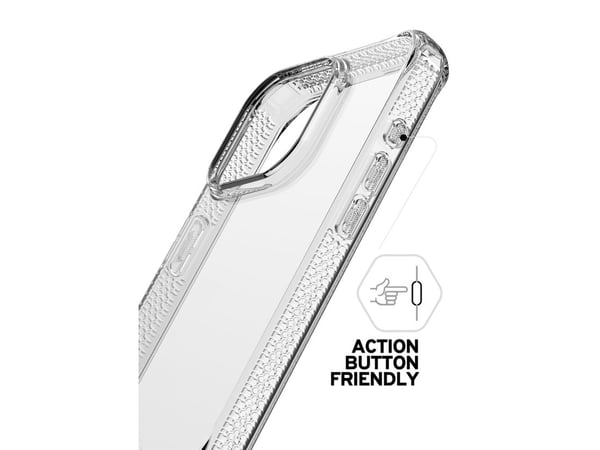 ITSKINS SPECTRUM R // CLEAR, Etui, Apple, iPhone 15 Pro, 15,5 cm (6.1"), Gjennomsiktig