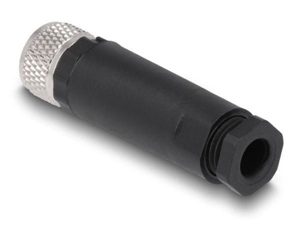 Delock - Strømkoblingsadapter - 4-stifts MB (hunn) til skrueterminal - 60 V - 3 A - A-kodet - svart