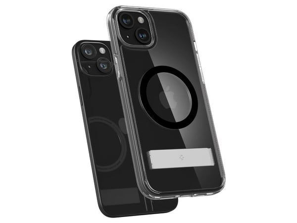 Spigen Ultra Hybrid S, Suojus, Apple, iPhone 15 Plus, 17 cm (6.7"), Läpinäkyvä
