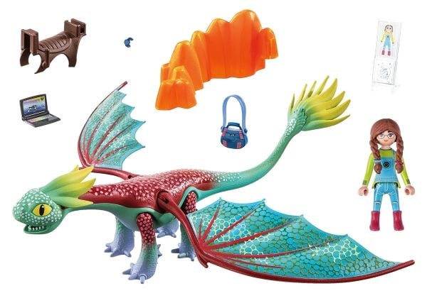 Playmobil Dragons 71083, Byggesett, 4 år, 14 stk