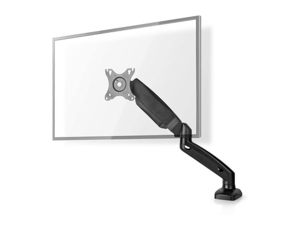 Nedis - Monteringssett (skjermmontering) - full-motion, gas spring arm - for flatpanel - metall, ABS-plast - svart - skjermstørrelse: 15"-32" - skr...