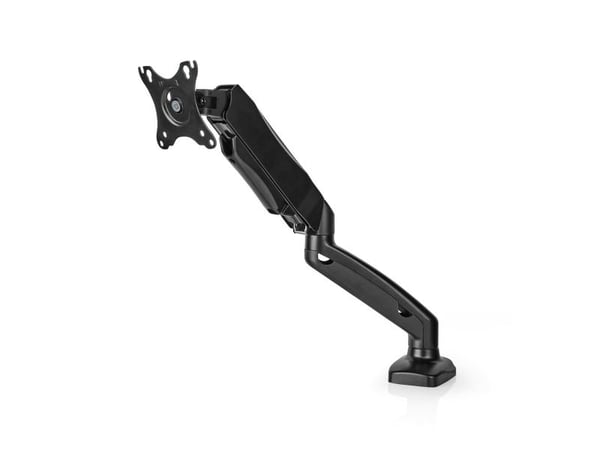 Nedis - Monteringssett (skjermmontering) - full-motion, gas spring arm - for flatpanel - metall, ABS-plast - svart - skjermstørrelse: 15"-32" - skr...