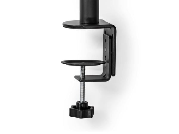 Nedis - Monteringssett (klemme, skjermarm, notebook-bakke) - for LCD-skjerm / notebook - metall, ABS-plast - svart - skjermstørrelse: 15"-32" - skr...