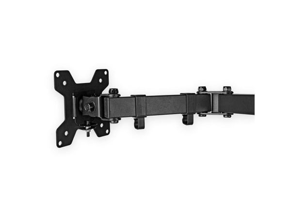 Nedis - Monteringssett (klemme, skjermarm, notebook-bakke) - for LCD-skjerm / notebook - metall, ABS-plast - svart - skjermstørrelse: 15"-32" - skr...
