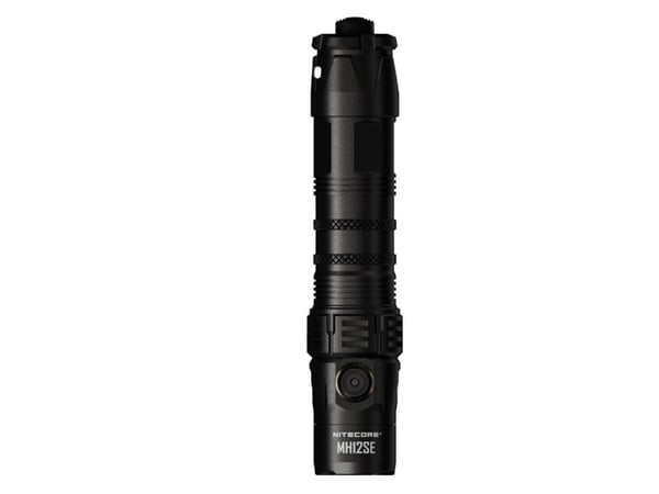 Nitecore MH12SE, Hånd lommelygte, Sort, Aluminium, Knapper, 2 m, 2 m