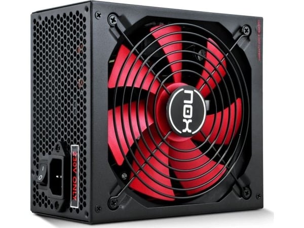 NOX NXS650, 650 W, 230 V, 50 - 60 Hz, 6,3 A, +12V,+3,3V,+5V,-12V,-5Vsb, Aktiv