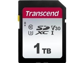 Transcend 300S - Flashminnekort - 1 TB - Video Class V30 / UHS-I U3 / Class10 - SDXC UHS-I