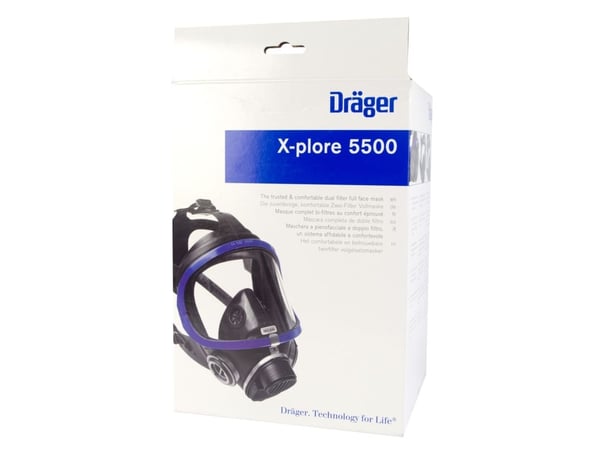 Dräger åndedrettsvern helmaske X-plore 5500 EPDM for bajonett (R55270)