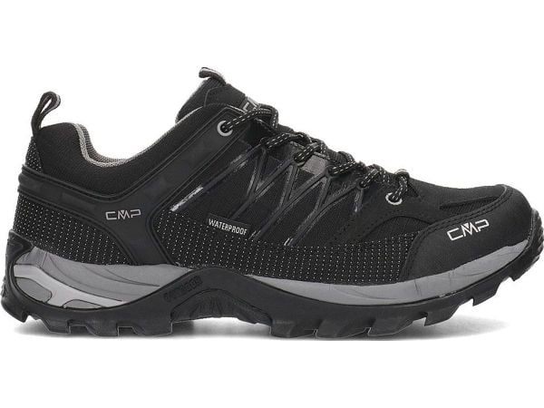 Miesten CMP Rigel Low Trekking Shoe Wp Nero/Grey r. 41 (3Q54457-73UC)
