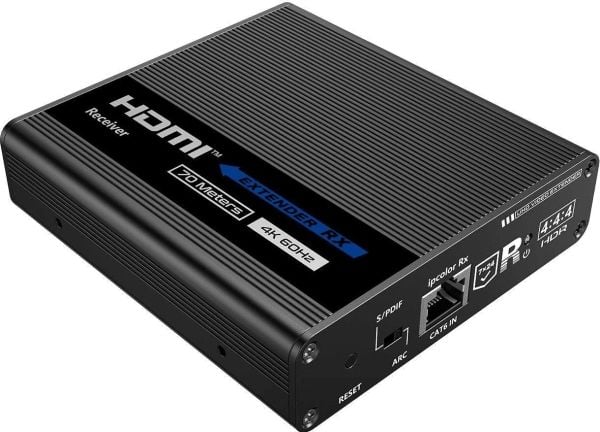 HDMI- og LAN-omformer KASKADA 4K Spacetronik IP SPH-676C - sett
