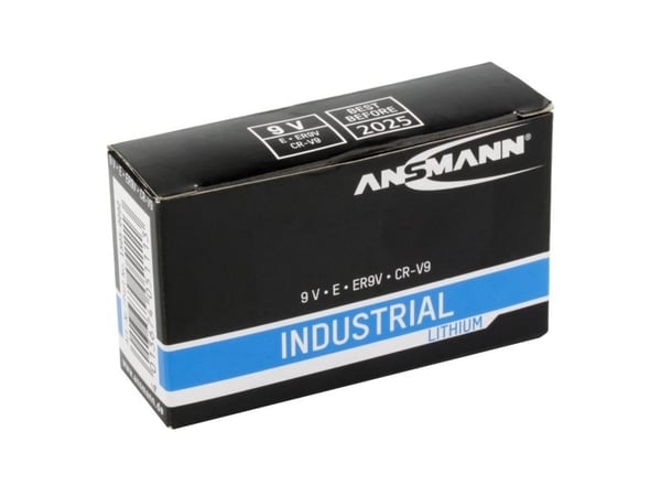 Ansmann 1505-0002, Single-use battery, Lithium, 9 V, 5 stykker, Svart, -40 - 60 °C