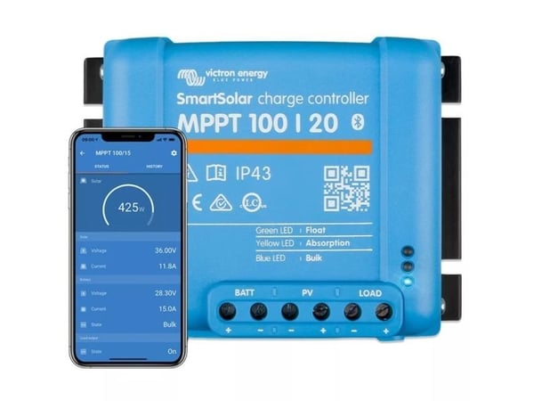 Victron Energy MPPT 100/20-48 solcelle-laderegulator MPPT 48 V 20 A