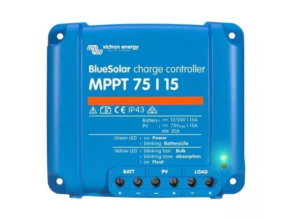 Victron Energy BlueSolar MPPT 75/15 opladningsregulator (opladningsregulator)
