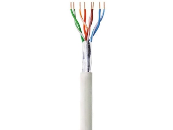 Techly ITP-C6F-FL-100 verkkokaapeli Harmaa 100 m Cat6 F/UTP (FTP)