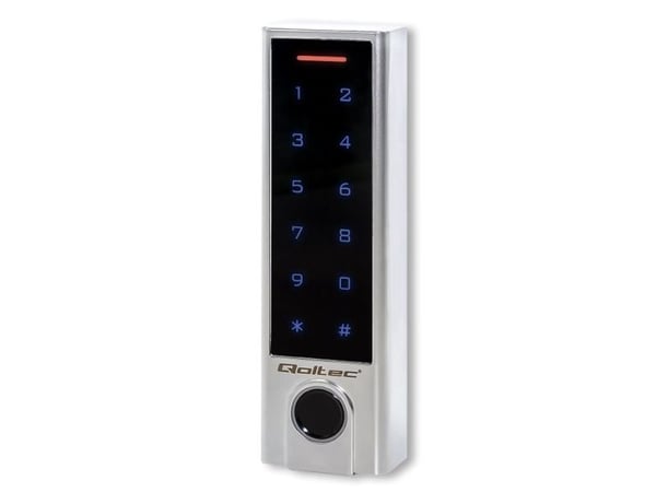 Qoltec TITAN - Dørlås - kombinasjoner, nøkkellomme, nøkkelkort, biometrisk - berøringstastegruppe